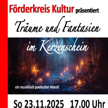 Träume und Fantasien im Kerzenschein